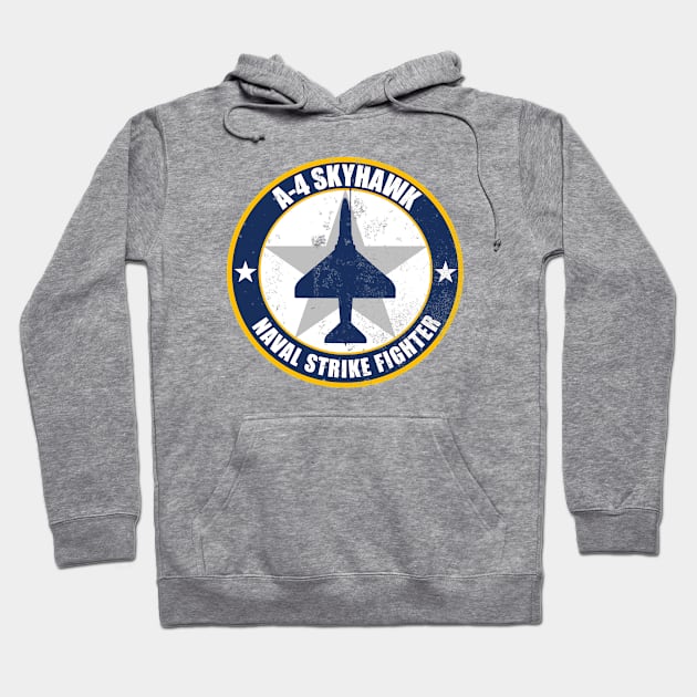 A-4 Skyhawk (distressed) Hoodie by TCP